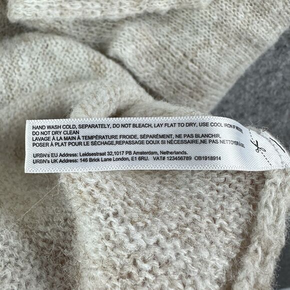 Anthropologie Cardigan Sweater Womens One Size Longline Open Front Knit Duster - Picture 15 of 15